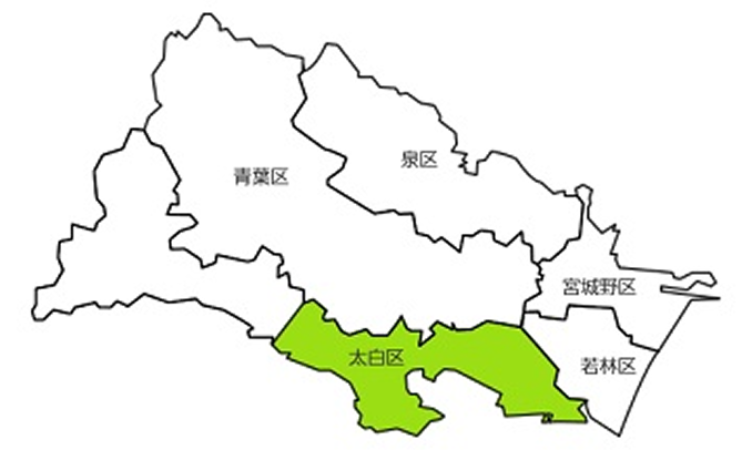 太白区マップイメージ