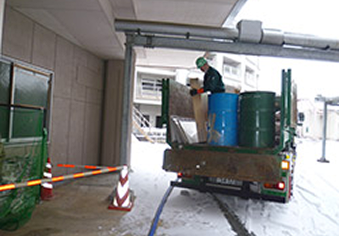産業廃棄物収集運搬イメージ