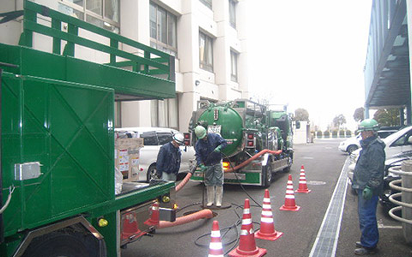 下水管・雨水管清掃イメージ