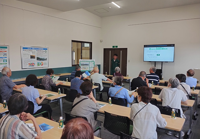 エコロジーセンター愛子の施設見学受入れの様子