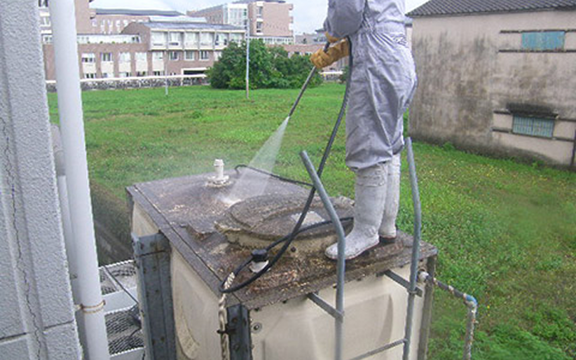 貯水槽清掃イメージ