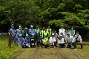 令和4年度青下の杜プロジェクト「森林保全作業活動」（令和4年6月）