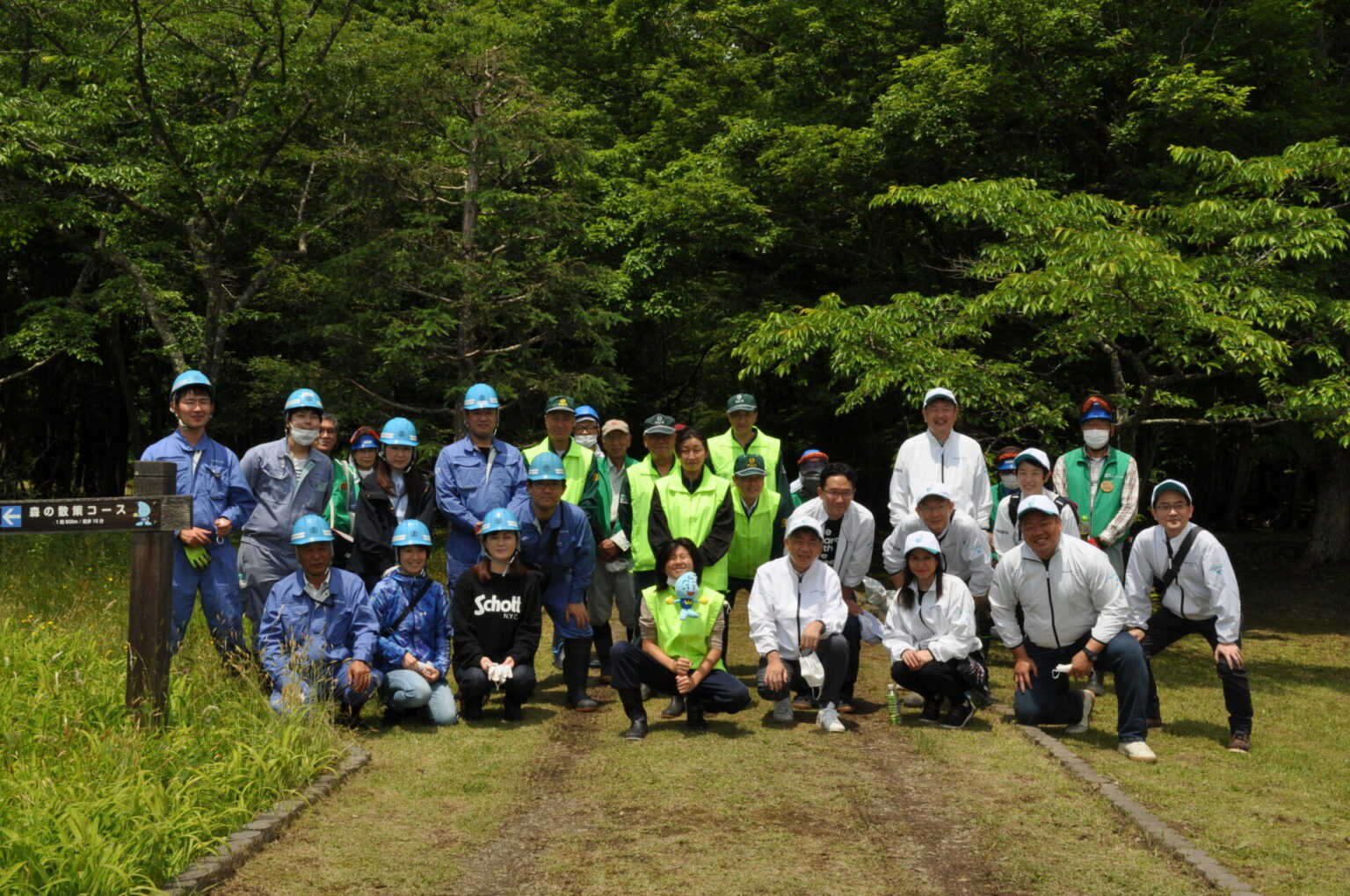 令和4年度青下の杜プロジェクト「森林保全作業活動」（令和4年6月）