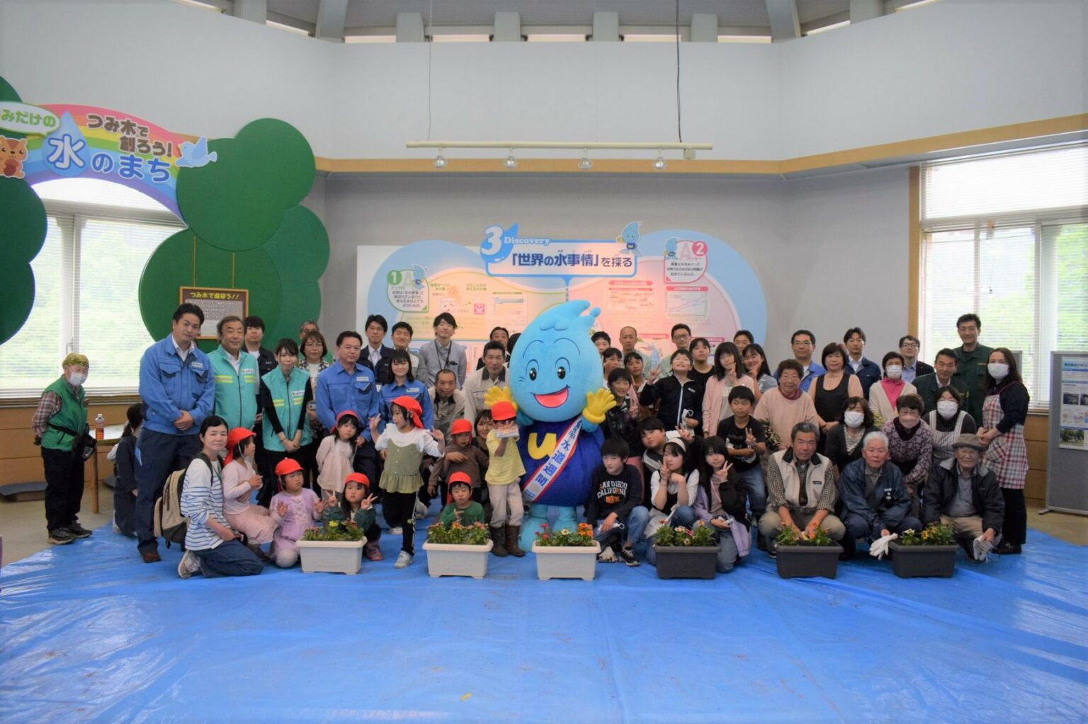 青下の杜プロジェクト花植え体験（令和5年6月）