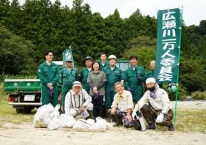 広瀬川１万人プロジェクト・河川一斉清掃/野川橋（令和6年9月）
