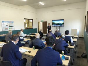 名取市環境衛生委員会 名取市環境衛生係の皆様が視察に見えました（令和6年1１月）