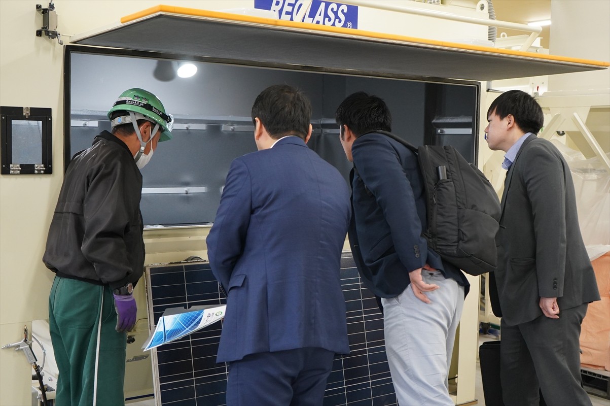 七十七銀行様がエコロジーセンター愛子に見学に見えました（令和6年11月）