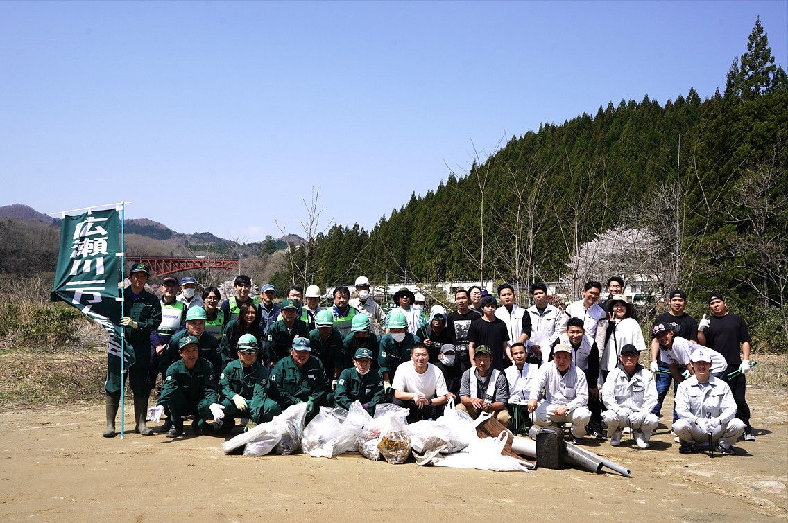 第37回 広瀬川1万人プロジェクト・河川一斉清掃/野川橋（令和7年4月）