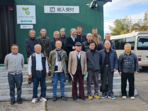 丸森町金山地区公衆衛生組合の皆様がエコロジーセンター愛子に見学に見えました（令和7年12月）